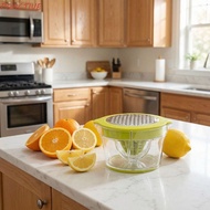 POACTIVE‌ Manual Juicer, Plastic Efficient Hand Press Juicer, Multi-functional Portable Household Fr