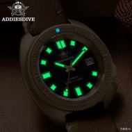 Addies Dive 2104 New Men  Automatic Watch NH35 Calendar Display C3 Super Luminous Watch CUSN8 Bronze Case 200m Diving Wa