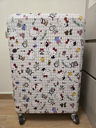 一田獨家訂造的Hello Kitty 24吋鋁框行李箱/喼/Luggage/Baggage(換了全新金屬啤令轆)