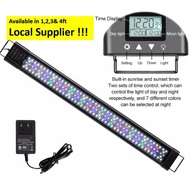 Fish Tank Aquarium Light with Timer !!!  [SG Stock]. Full Spectrum Light led with timer. Control Lig