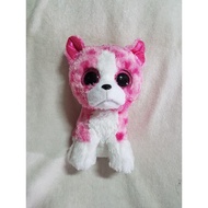 Authentic 25 cm TY The Beanie Boo's Collection Glitter Eyes - Romeo the Bulldog Beanie Plush Soft To