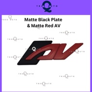 Original Size Perodua Advanced Logo AV Emblem AV Myvi Ativa Bezza Alza Aruz