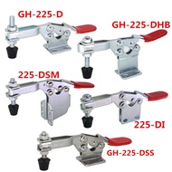 GH-225-D Quick Release Horizontal Toggle Clamp, Adjustable Hand Tool For Machine Operation, Woodwork