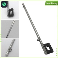 1F Marine Rail Flag Pole 304 Stainless Steel Flag Holder for Boat Yacht Fits 7/8"