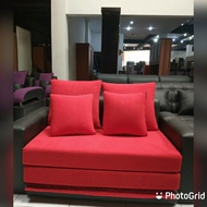 Sofa bed minimalis bahan kain komb. oscar