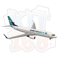 WestJet Boeing 737-800 Paper Model