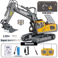 【Duffy toys】2.4G Mobil Remote Control Besar Excavator /Excavator Remote Control/Model Paduan Simulas