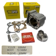 Y15ZR PROTAPER 68MM RACING CERAMIC BLOCK SET +3MM