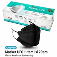 Onemed 3D Masker Medis UFO Earloop 4play isi 20pc/Masker Medis