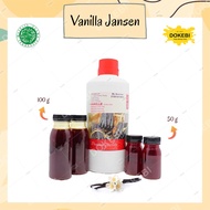 Jansen Vanilla Extract 50 ml & 100 ml [ Halal ] / Vanilla Extract / Extra Fine Vanilla Paste