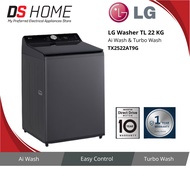 LG WASHER 22KG TOPLOAD TX2522AT9G WASHING MACHINE WITH INTELLIGENT FABRIC CARE