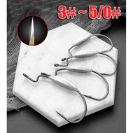 Anh JH11 3X Strong 3 ~5/0 Lead WEEDLESS HOOK with Sinker Jighead Jig Head for all type SP