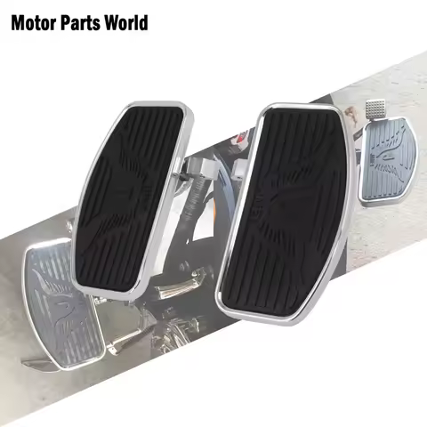 Motorcycle Front Rear Wide Foot Driver Passenger Foot Rest Floorboards For Honda Shadow For Yamaha D