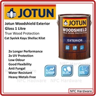 Jotun Woodshield Exterior Gloss 1 Litre True Wood Protection (Cat Syelek Kayu Kilat)