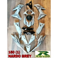 COVER SET HONDA RSX 150 (1) NARDO GREY COVERSET 100% ORIGINAL RAPIDO MALAYSIA COVERSET RS-X150 RSX15
