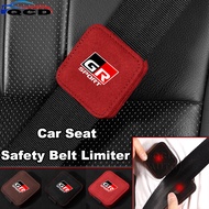Toyota GR Car Seat Safety Belt Limiter Magnetic Adjustable Fixing Clip Suede Accessories For 86 Yari