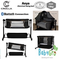Crolla Anya Smart Electrical Swing Baby Bed 0-15kg | 0-3years Katil Bayi Buaian Electrik