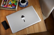 Decal Sticker Macbook Apple Topi Dasi Top Hat Tie Lucu Stiker Laptop