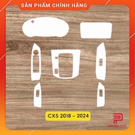 Bộ Dán Film PPF nội thất Mazda Cx5 2018 2024: Chống ố trong suốt. Che mờ các vết xước cũ. Phục hồi v