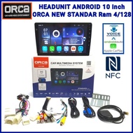 HEAD UNIT ANDROID ORCA 10 INCH ADR-9988 ANDROID AUTO &CAR PLAY