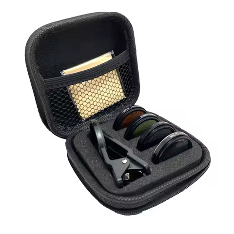 Aquarium Smartphone Camera Lens Filter 4 in 1 Kit Yellow Orange Lens Filter for Coral Reef Aquarium