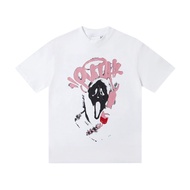 Syna World American Street Wear central cee Simple Grimace Letter logo Print Loose T-Shirt