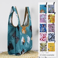 expandable bag small recycle bag Mini Eco Bag Small Portable Supermarket Waterproof Shopping Bag Fol