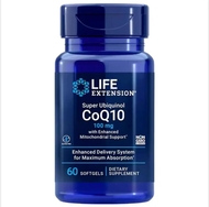 CoQ10泛醇Ubiquinol還原型輔酶Q10 QH 添加富里酸 100mg 60粒 Life Extension
