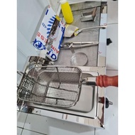12x18 Burger Griller with Deep Fryer Stainless