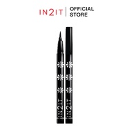 IN2IT Hair Brush Eyeliner Pen Waterproof-Eye Liner