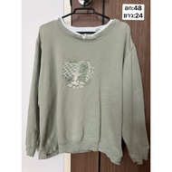 Second-Hand Screen-Printed Sweater