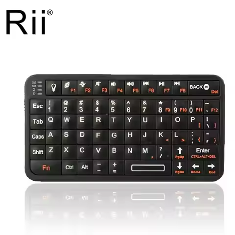 Rii 518BT Bluetooth Keyboard Mini Wireless Touchpad Keyboard with Touchpad for Android TV Box Smart 
