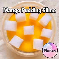 Fonfleurs Slimes 🇸🇬 Mango Pudding Milky Clear Slime Fruits Yellow Children Kids Gift Sensory Putty T