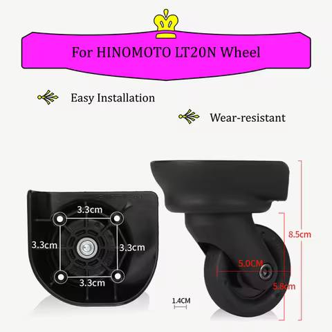 Suitable For HINOMOTO LT20N Trolley Suitcase Universal Wheel Suitcase Replacement Accessories Wheels
