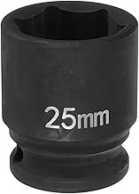 QUARKZMAN 6-Point Impact Screwdriver 25 mm Metric Socket Spanner 1/2 Inch Square Drive 1.65 Inch (42
