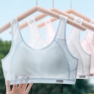 Wireless Seamless Padded Mesh Bra for Girls from 30-70kg, Breathable Mesh, Sweat Absorbent A20