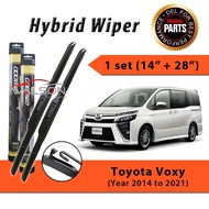 Hybrid Wiper Toyota Voxy 2014 to 2021 14"+28" (1SET)