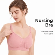 S-4XL Mommy Nursing Bra Maternity Breastfeeding Bra Baby Feeding Pregnant Women Breathable Seamless 