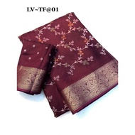 [PREORDER] ✨ New Arrival Ajrakh Saree with Ultra Soft Marshmallow Georgette - Beautiful Jacquard Wea