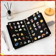 GH|  Pin Organizer Book Brooch Display Book 8-page Enamel Pin Display Book with Cover – Portable Fel