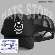 Trucker Hat Logo Overwatch DVa Statue JP