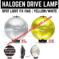 6" Truck/Lori 4x4 Halogen Spotlight 1160 Sport Light 12V 6inch Round COMET510 FX1160 H3 Fog Light Ye