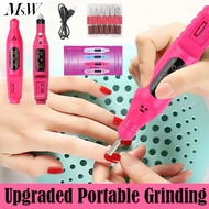MS.W Portable Nail Drill Machine File Grinder Grooming Kit Callus Remover Set Nail Buffer Polisher Nail Grinder For Nails Low Noise