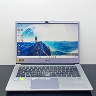 Laptop acer swift sf314-54G intel core i5 gen 8 ram 8 gb ssd 256 gb