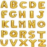 Alphabet balloon name number letter balloon gold foil number/ name balloon 40cm