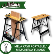 KAYU Portable wooden table / work bench / Folding work bench