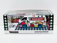 全新 未開封 Tarmac Works Scale 1:64 1/64 比例 豐田 Toyota Hiace Widebody Tarmac Works X Hello Kitty Capsule D
