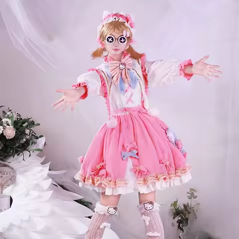 Identity V Emma Woods Gardener Dress Costumes Cosplay Christmas Costumes for Adults Fancy Dress Part