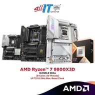 AMD Ryzen 7 9800X3D AM5 Gaming Processor (8-Cores/16-Threads) | BUNDLE DEAL Motherboard X870