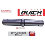 Coupling shaft tractor impala/zena, tractor clutch axle impala/ zena, spare part tractor quick impal